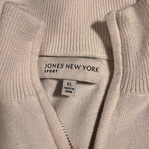Jones New York Sport Cream Knit Sweater